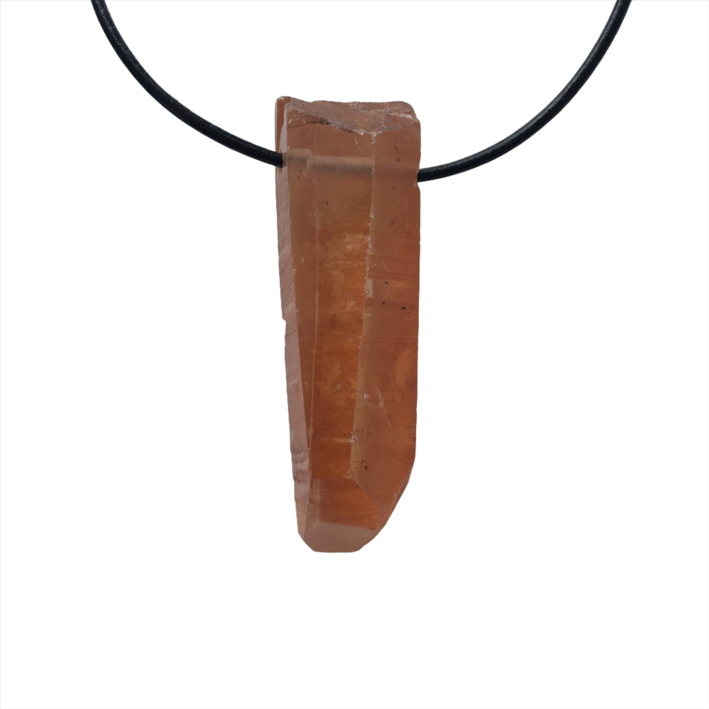 Hämatitquarz Kette Edelstein mit Lederband