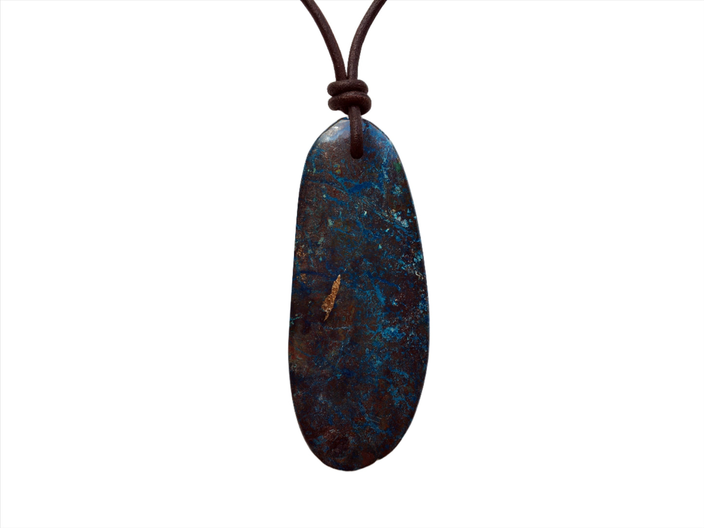 Shattuckit Kette Edelstein mit Lederband