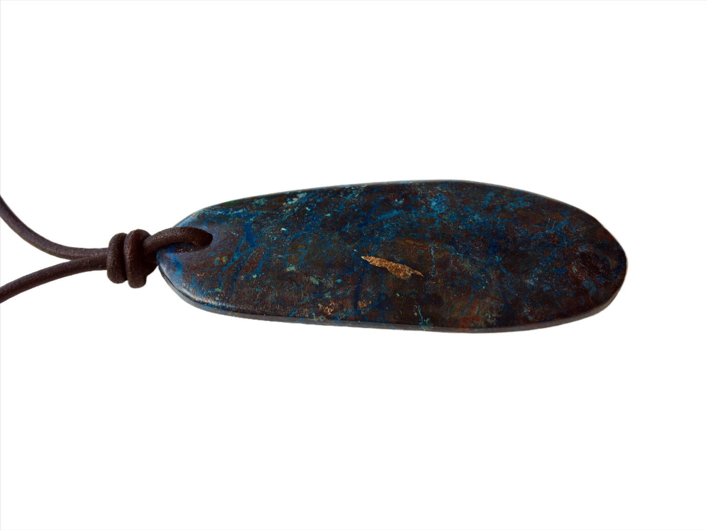 Shattuckit Kette Edelstein mit Lederband