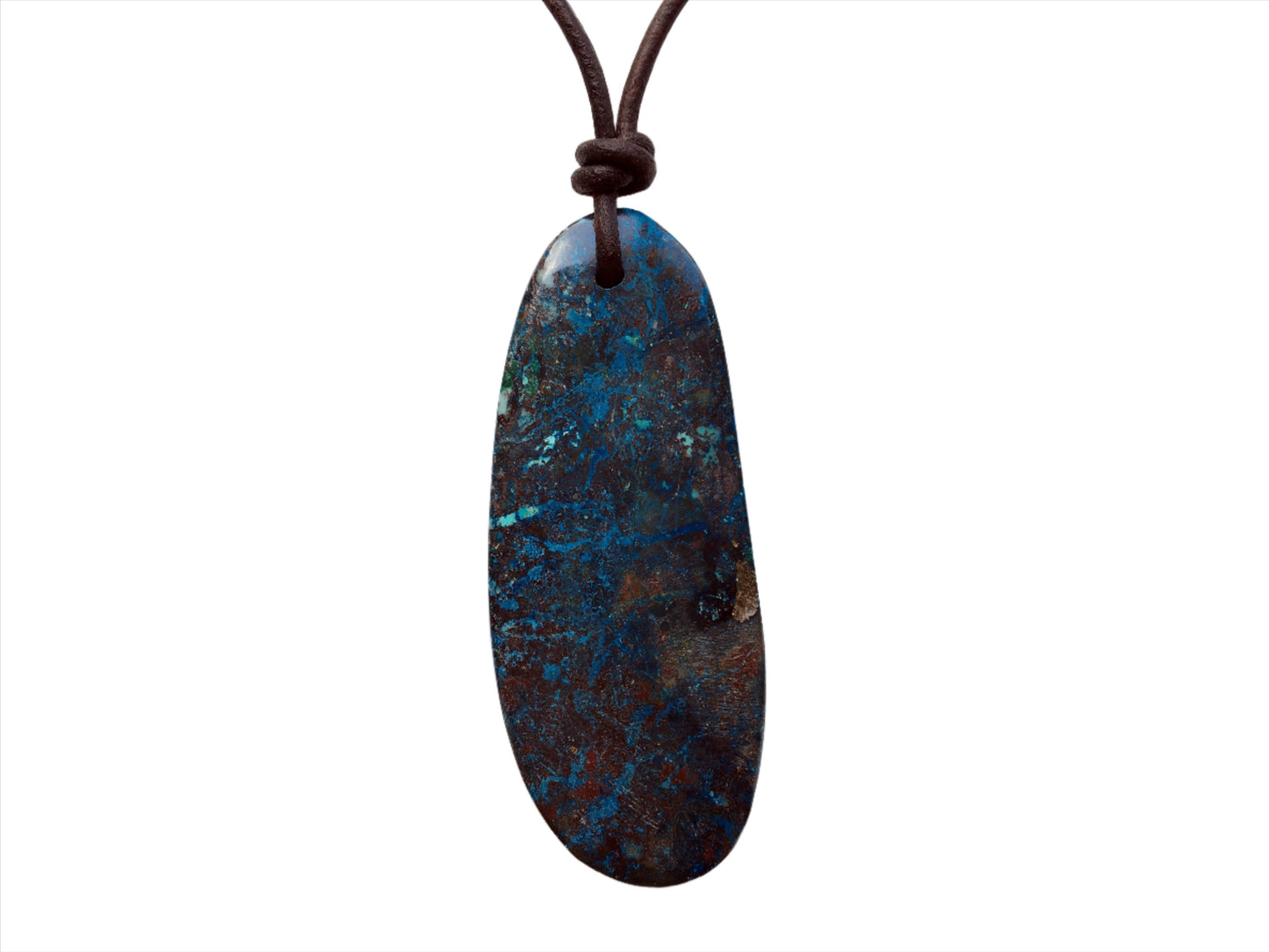 Shattuckit Kette Edelstein mit Lederband