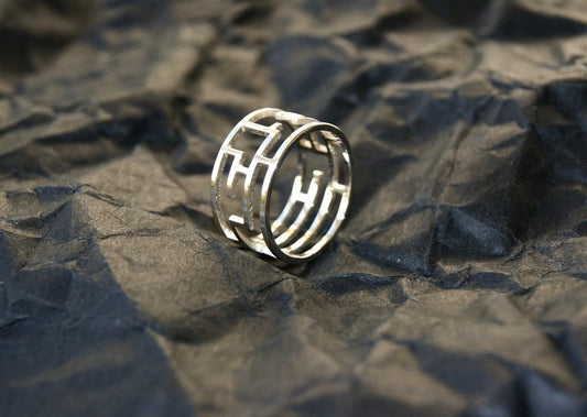 Ring 925 Silber Labyrinth