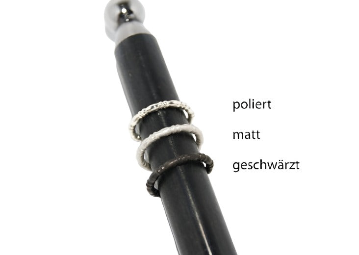 Ring aus 925 Silber Stäbchen II