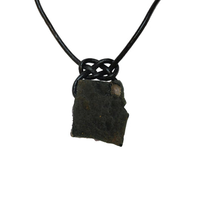 Amethyst Druse Edelstein Kristall Kette mit Lederband