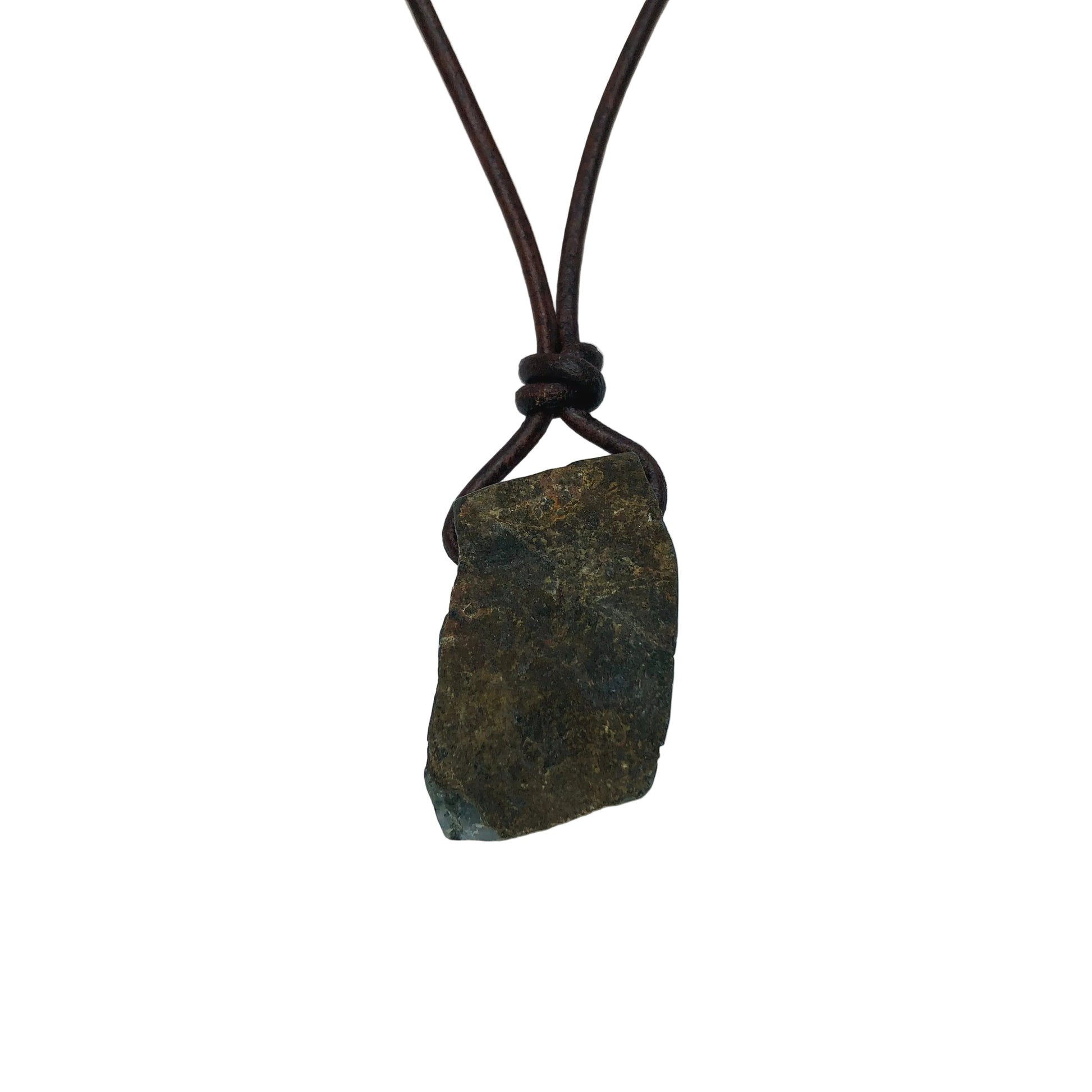 Amethyst Druse Edelstein Kristall Kette mit Lederband