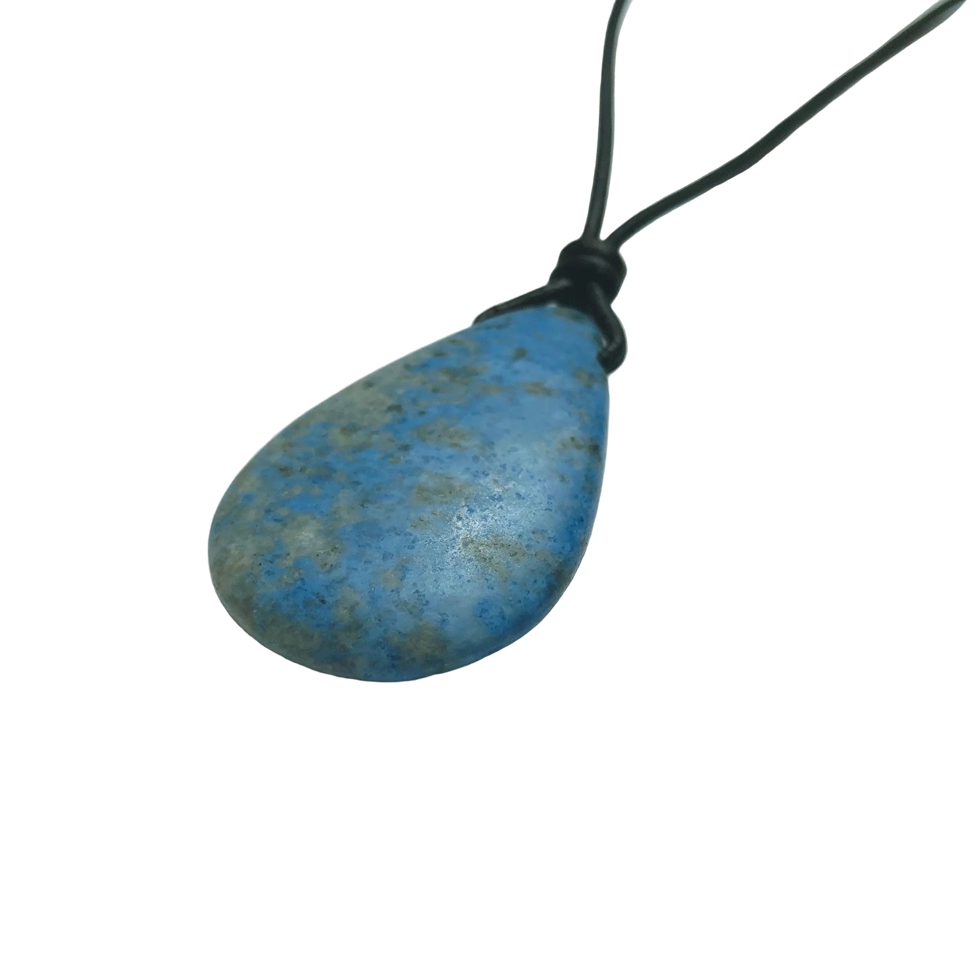 Lapis Lazuli Edelstein Kette mit Lederband