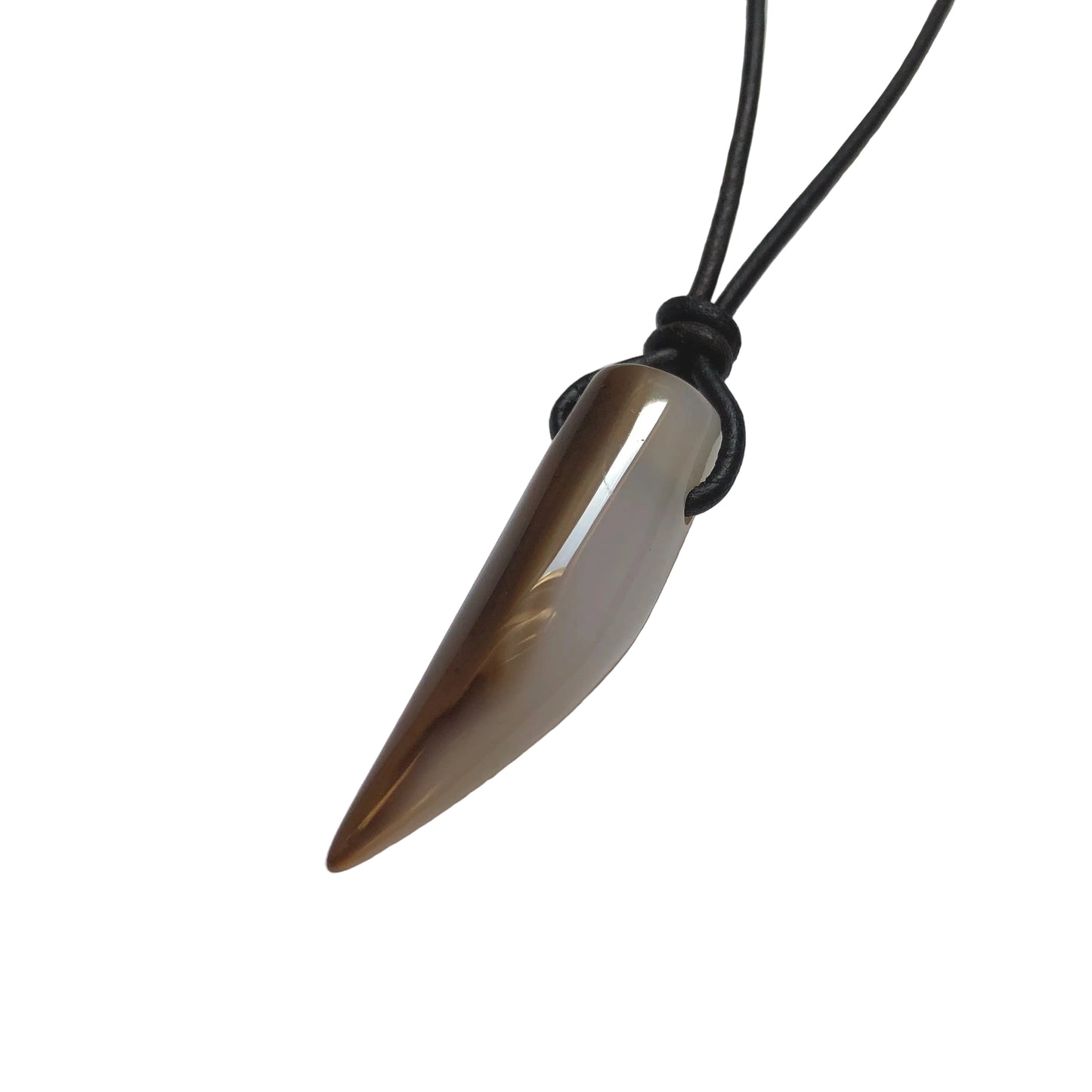 Aquamarin Edelstein Kette mit Lederband