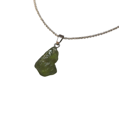 Peridot Anhänger 925 Silber Edelstein Kette