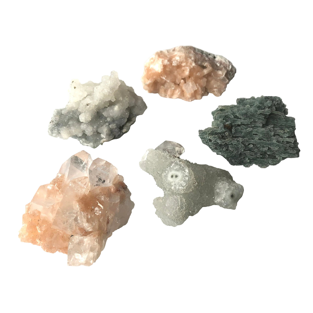 Zeolith Kristall Stufen