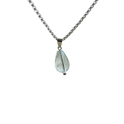 Fluorit Anhänger 925 Silber Edelstein Kette