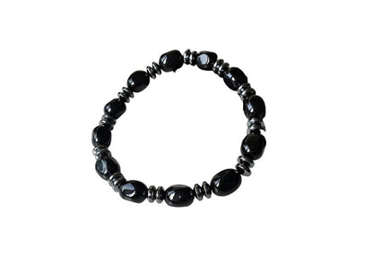 Obsidian Hämatit Edelstein Armband