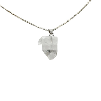 Apophyllit Kristall Anhänger 925 Silber Edelstein Kette