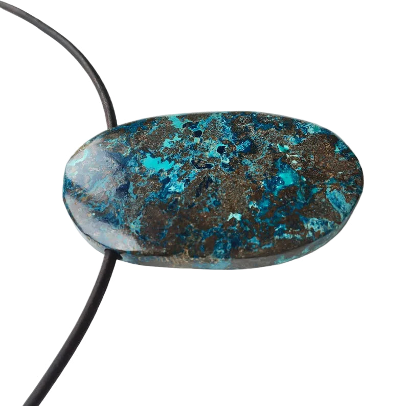 Shattuckit Edelstein Kette mit Lederband