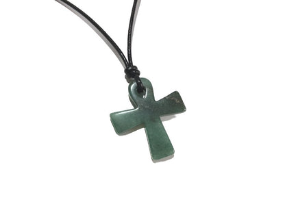 Aventurin Kreuz Edelstein Kette