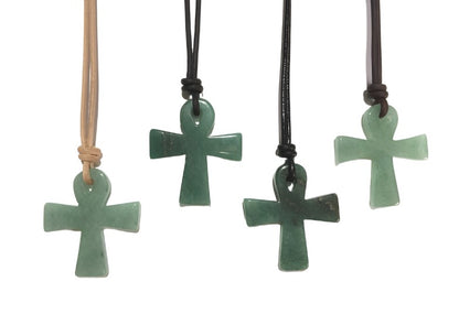 Aventurin Kreuz Edelstein Kette