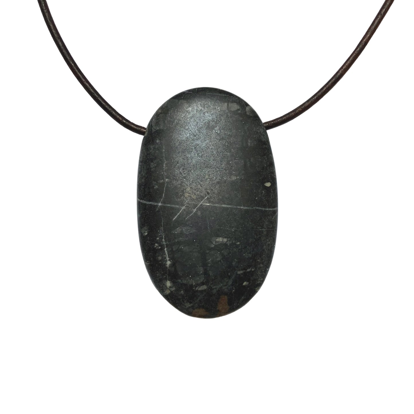 Picasso Jaspis Edelstein Kette mit Lederband