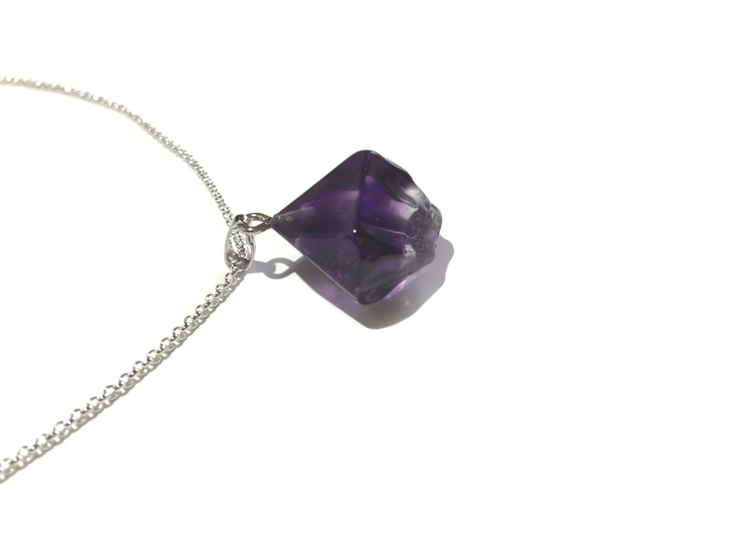 Amethyst Nugget Anhänger 925 Silber