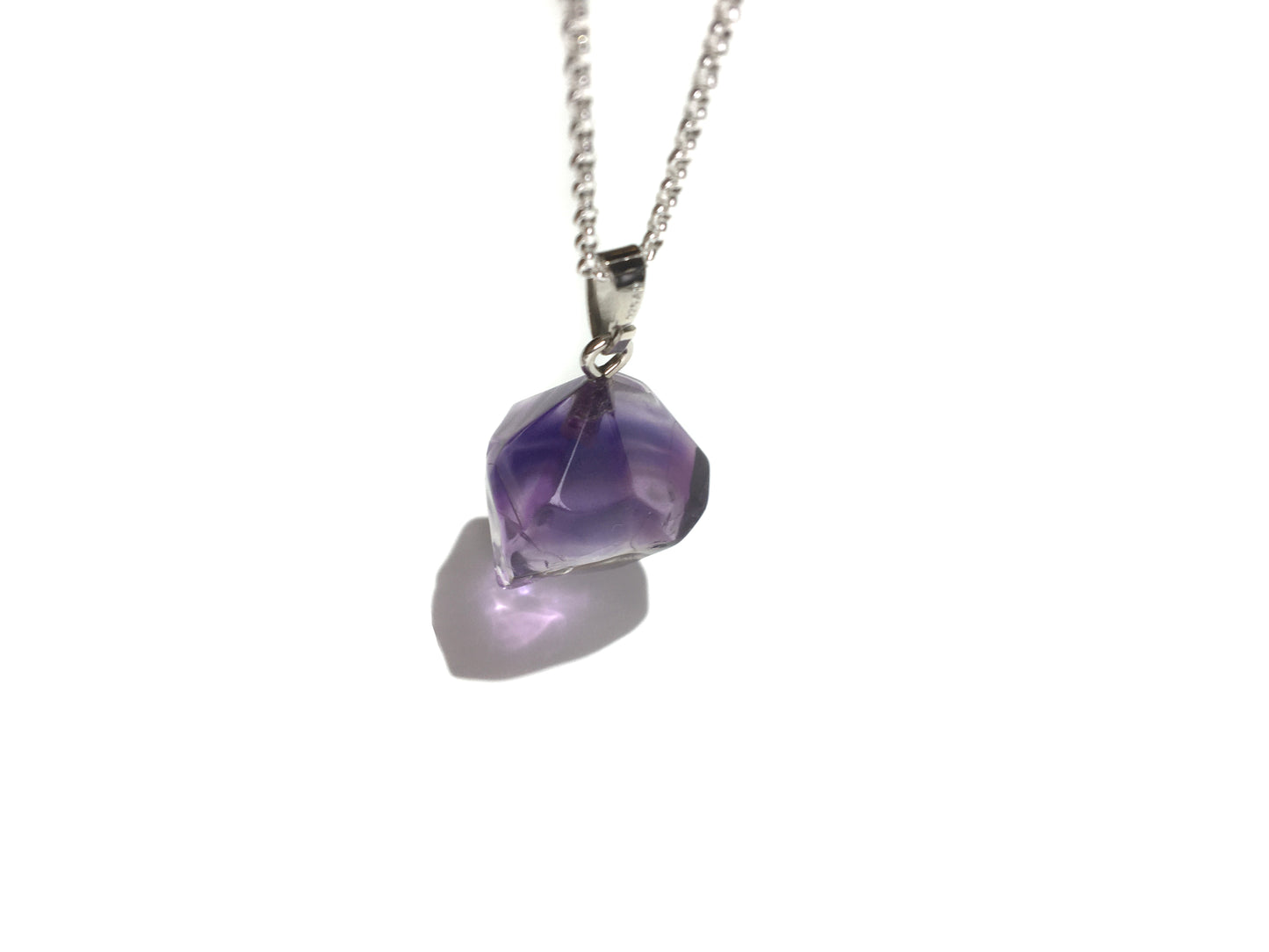 Amethyst Nugget Anhänger 925 Silber