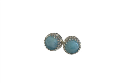 Ohrstecker 925 Silber mit Larimar