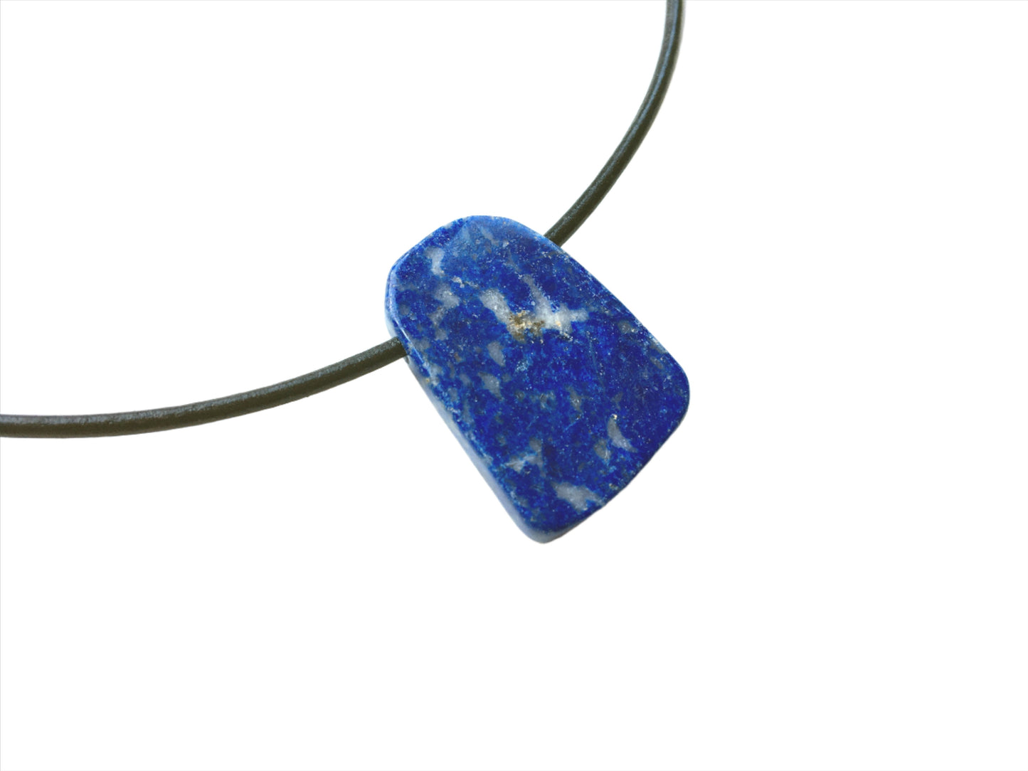 Lapis Lazuli Kette Edelstein mit Lederband