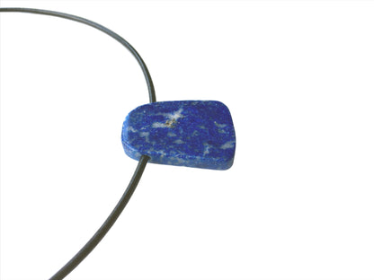 Lapis Lazuli Kette Edelstein mit Lederband