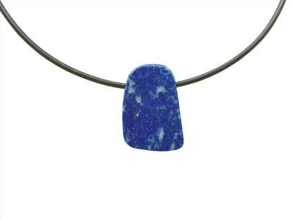 Lapis Lazuli Kette Edelstein mit Lederband