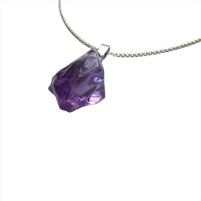 Amethyst Nugget Anhänger 925 Silber