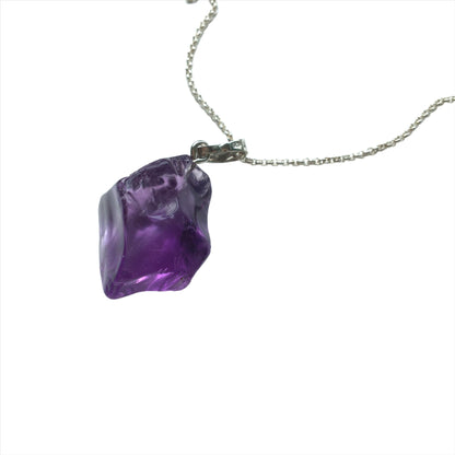 Amethyst Nugget Anhänger 925 Silber