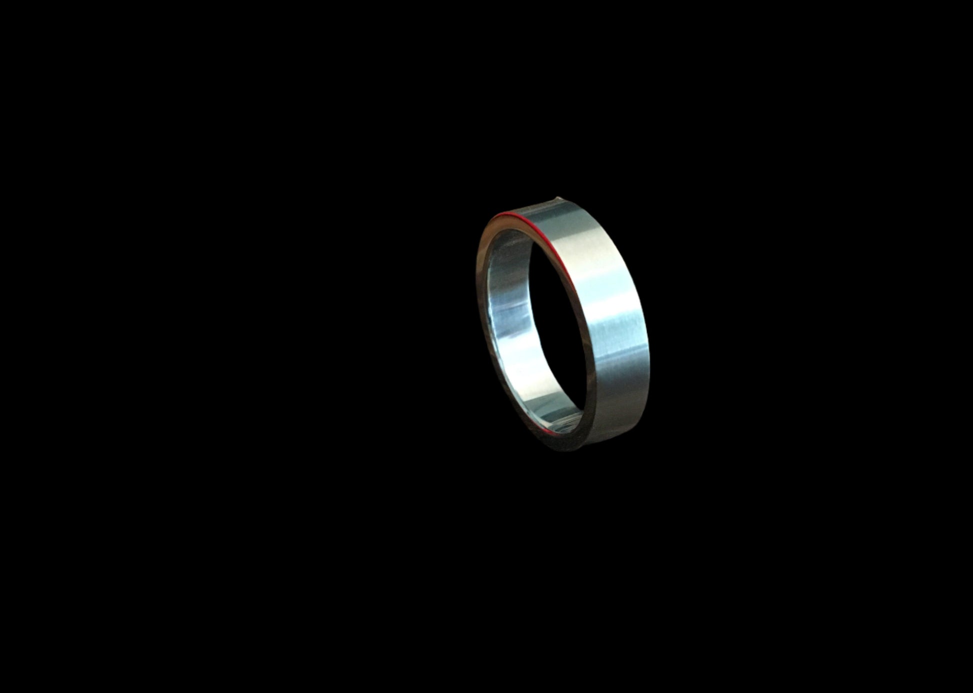 Edelstahl Ring flach