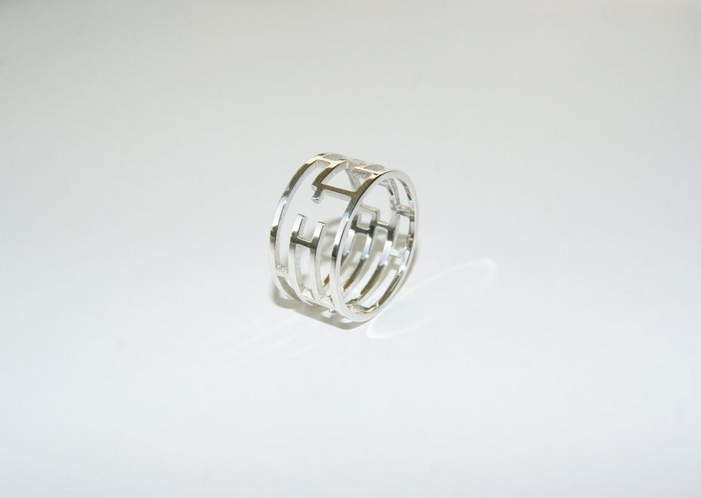 Ring 925 Silber Labyrinth