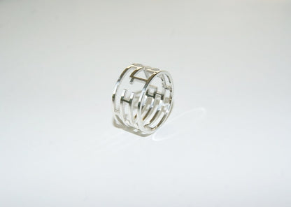 Ring 925 Silber Labyrinth