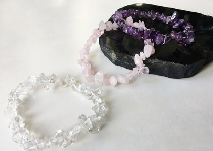 Rosenquarz Edelstein Armband
