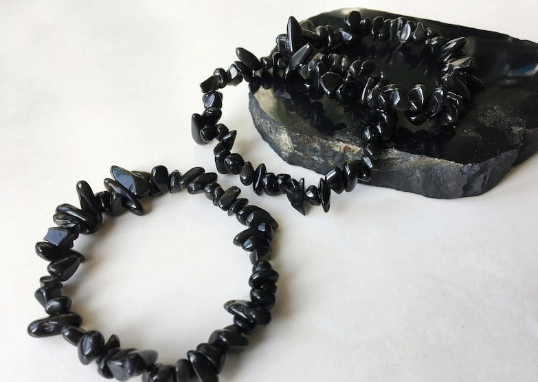 Obsidian Armband